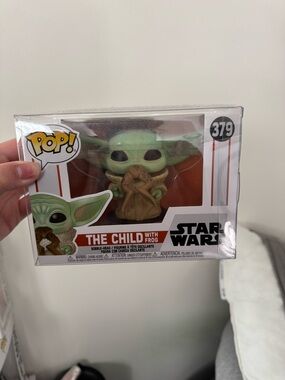 Funko The Child with Frog Vinyl Figure - Green & Brown